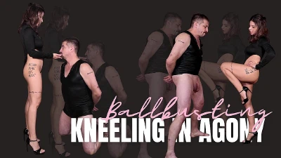 Kneeling In Agony - Ballbusting